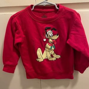 Disney  " Pluto" Christmas sweatshirt boys